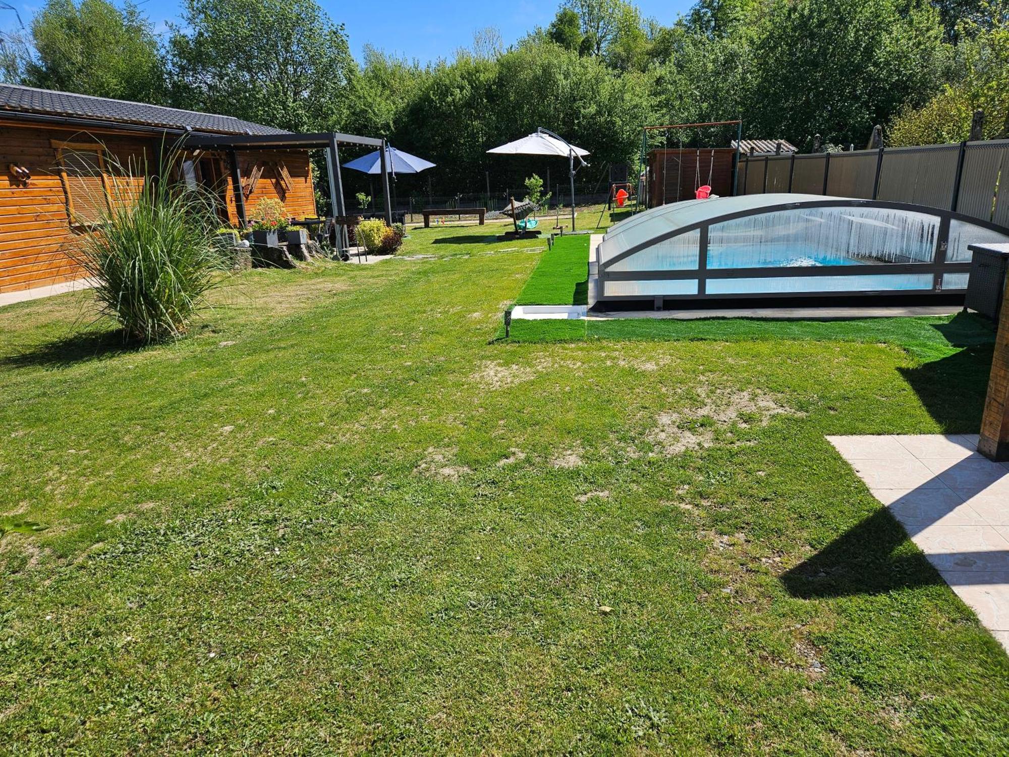 Chez Lavalou Gite 4* Chaleureux En Bois Lannemezan Exteriör bild